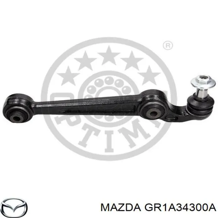 Barra oscilante, suspensión de ruedas delantera, inferior izquierda/derecha para Mazda 6 (GY)