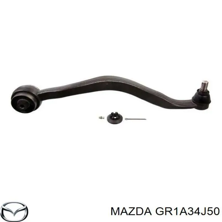 GR1A34J50 Mazda barra oscilante, suspensión de ruedas delantera, inferior izquierda