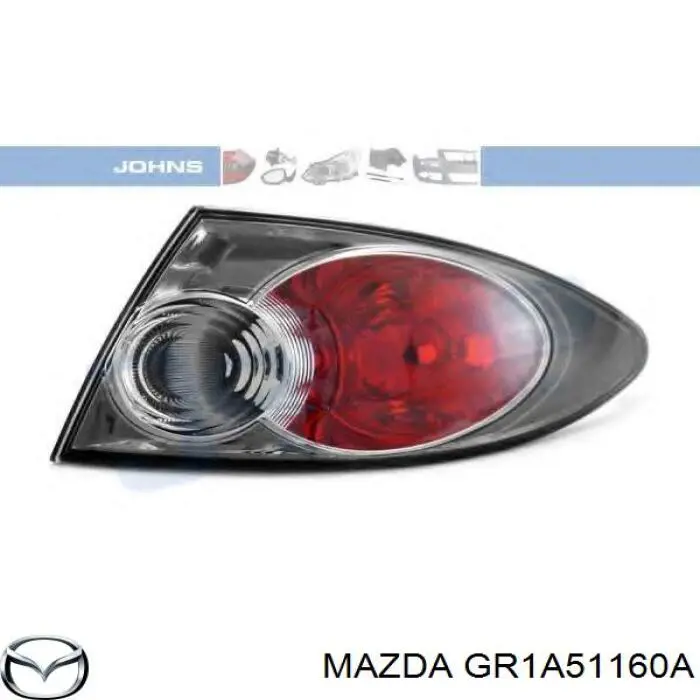 Piloto trasero exterior izquierdo Mazda GR1A51160A precio, desde 39,20 EUR