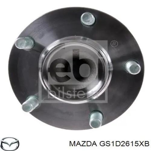 GS1D2615XB Mazda cubo de rueda trasero
