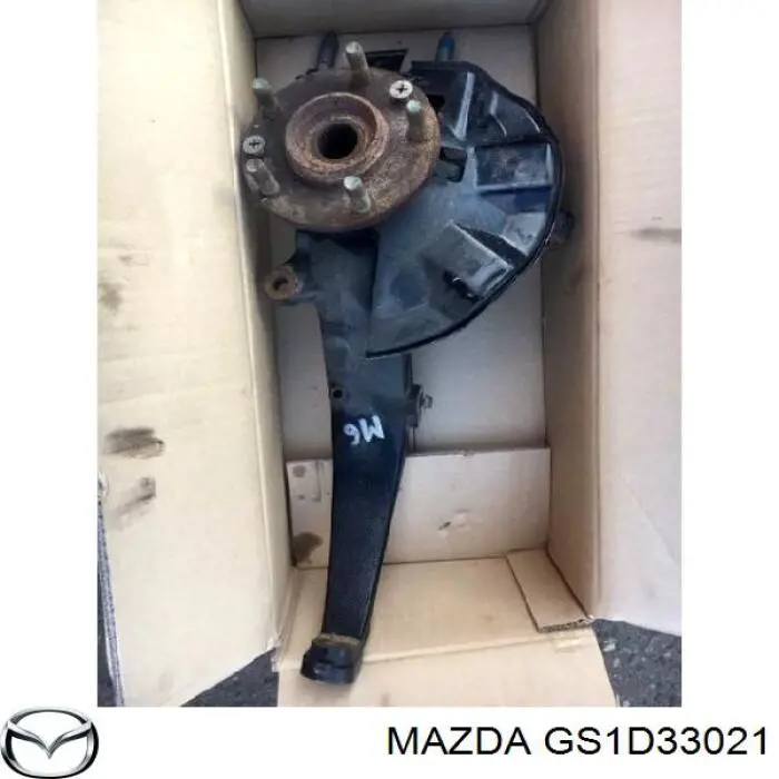 Muñón del eje, soporte de rueda, delantero derecho para Mazda 6 (GH)