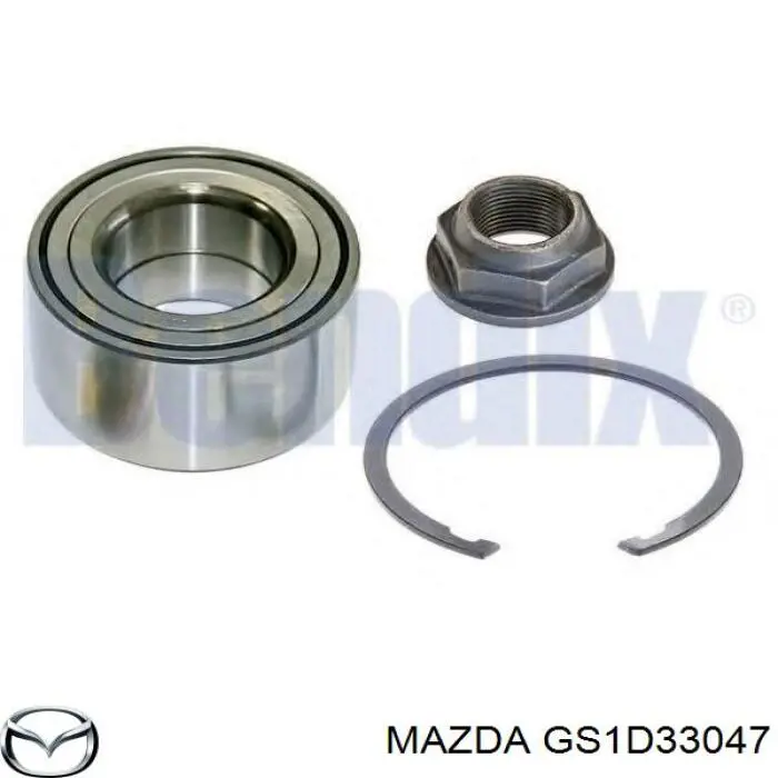 Comprar GS1D33047 Mazda Cojinete de rueda delantero
