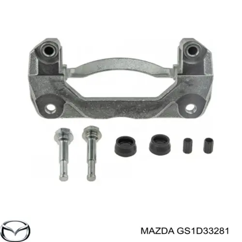 Soporte de pastillas de freno delantera para Mazda 6 (GH)