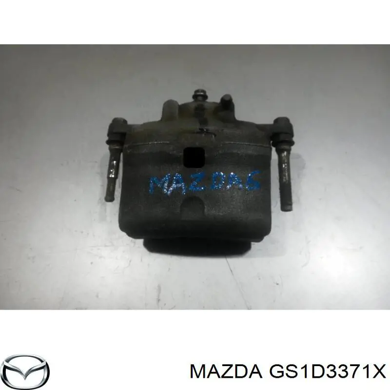 GS1D3371X Mazda pinza de freno delantera izquierda