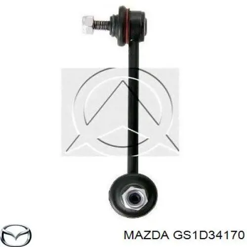 GS1D34170 Mazda barra estabilizadora delantera izquierda