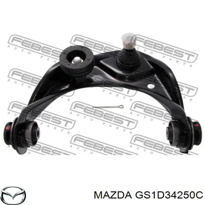 Comprar GS1D34250C Mazda Barra oscilante, suspensión de ruedas delantera, superior izquierda