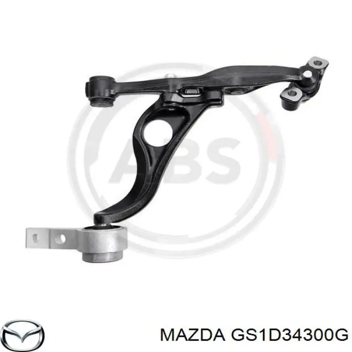 GS1D34300G Mazda barra oscilante, suspensión de ruedas delantera, inferior derecha