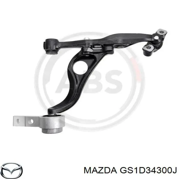 Comprar GS1D34300J Mazda Brazo inferior derecho de la suspensión delantera
