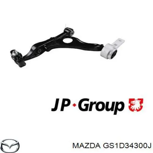 GS1D34300J Mazda barra oscilante, suspensión de ruedas delantera, inferior derecha