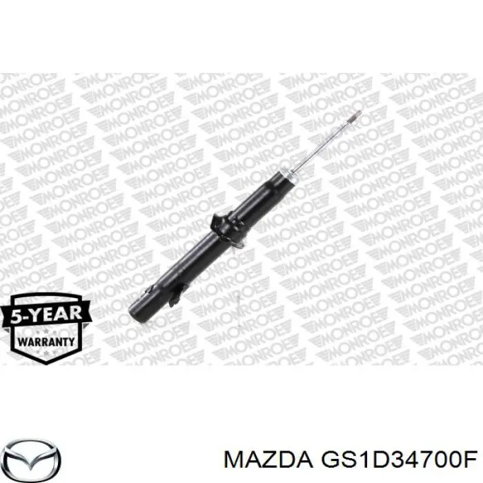 GS1D34700F Mazda amortiguador delantero derecho