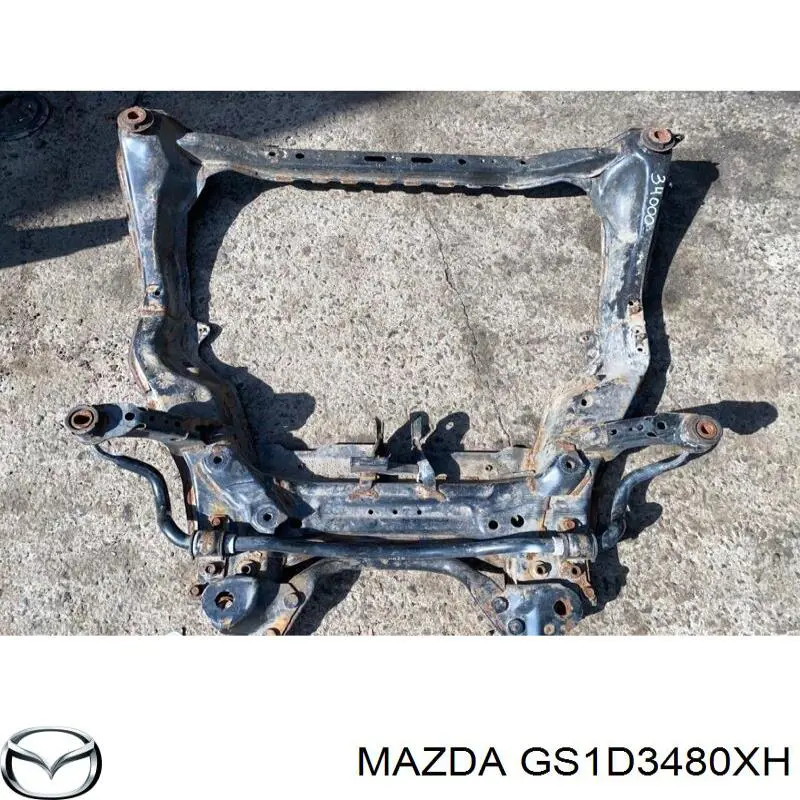 GS1D3480XH Mazda subchasis delantero soporte motor