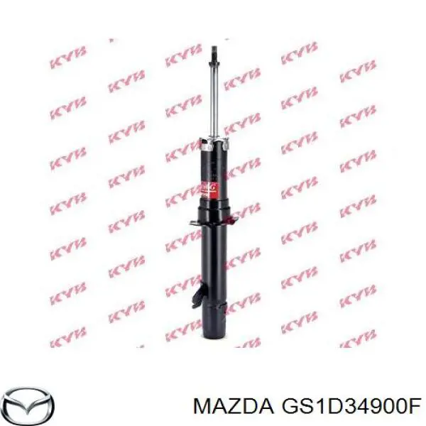 GS1D34900F Mazda amortiguador delantero izquierdo