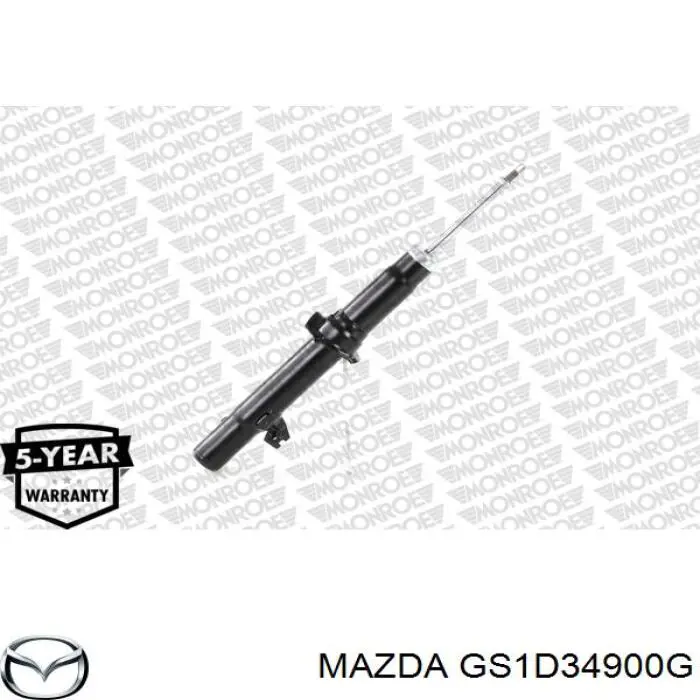 Amortiguador delantero izquierdo Mazda GS1D34900G precio, desde 57,13 EUR