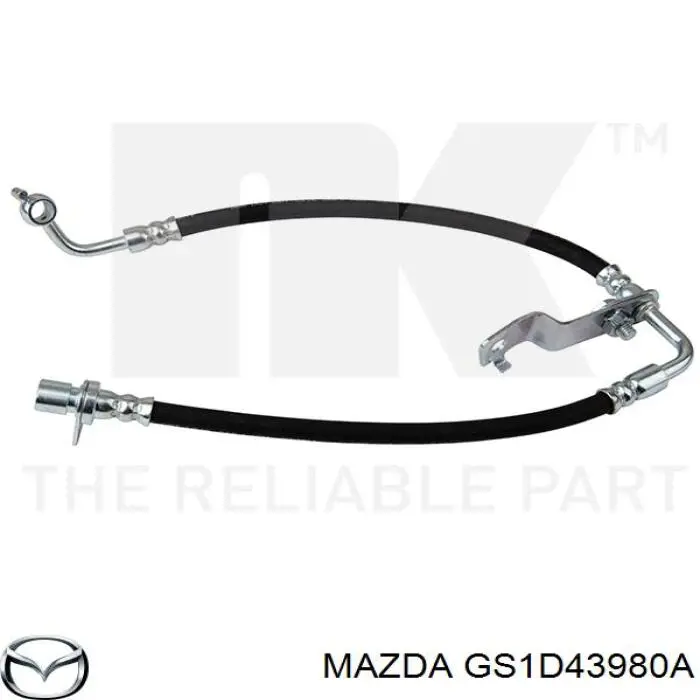 Tubo flexible de frenos delantero derecho para Mazda 6 (GH)