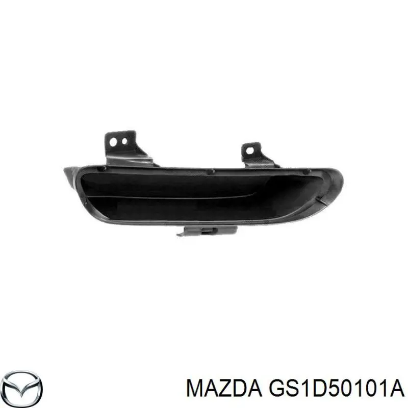 GS1D50101A Mazda rejilla de antinieblas delantera derecha