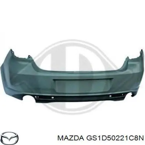 GS1D50221C8N Mazda parachoques trasero