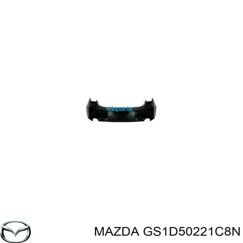 GS1D50221C8N Mazda Defensa trasero