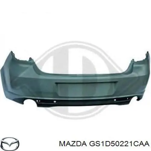 GS1D50221CAA Mazda parachoques trasero