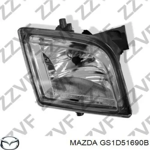 GS1D51690B Mazda luz antiniebla izquierdo