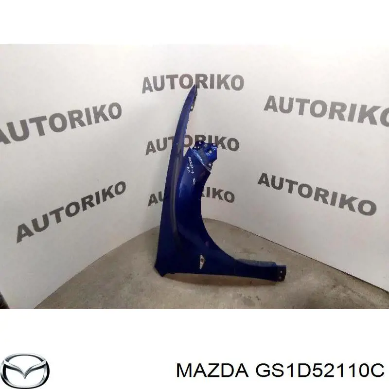 Guardabarros delanteros derecho Mazda GS1D52110C precio, desde 102,36 EUR