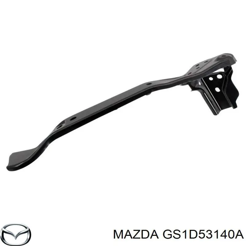 GS1D53140A Mazda soporte de radiador derecha (panel de montaje para foco)