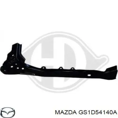Soporte de radiador izquierdo para Mazda 6 (GH)