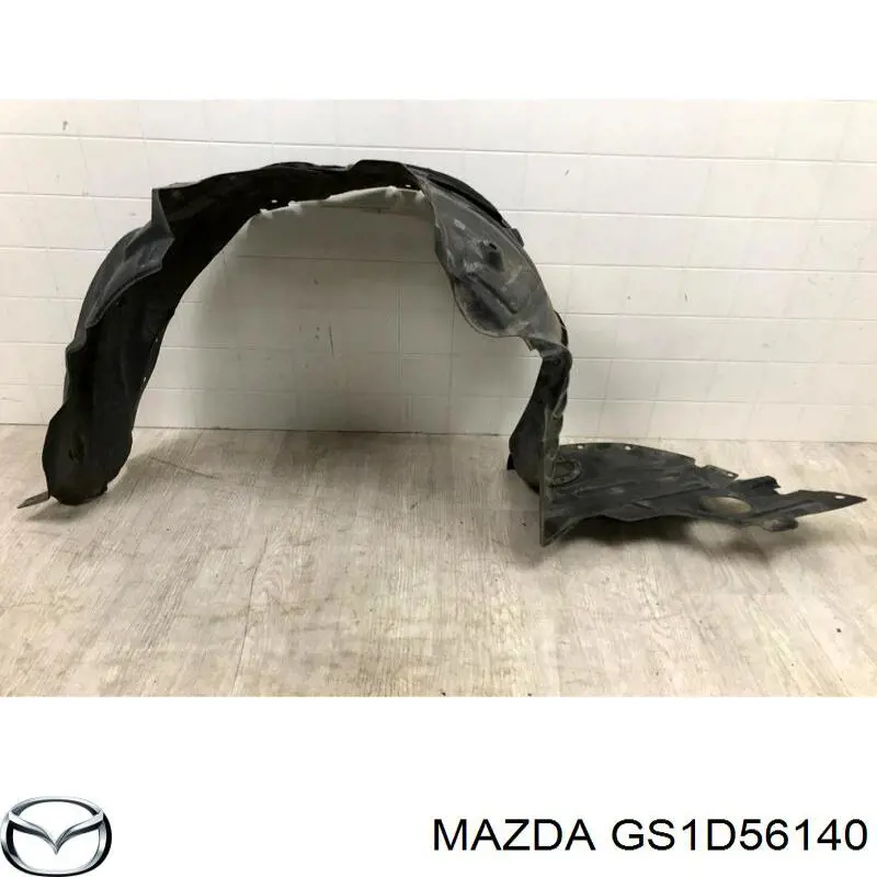 GS1D56140A Mazda guardabarros interior, aleta delantera, izquierdo
