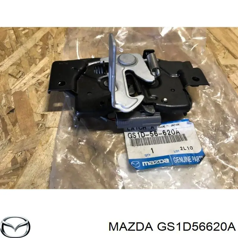 GS1D56620A Mazda cerradura del capó de motor