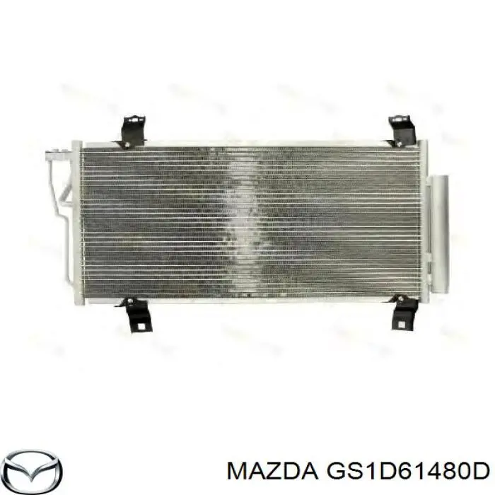 GS1D61480D Mazda condensador aire acondicionado