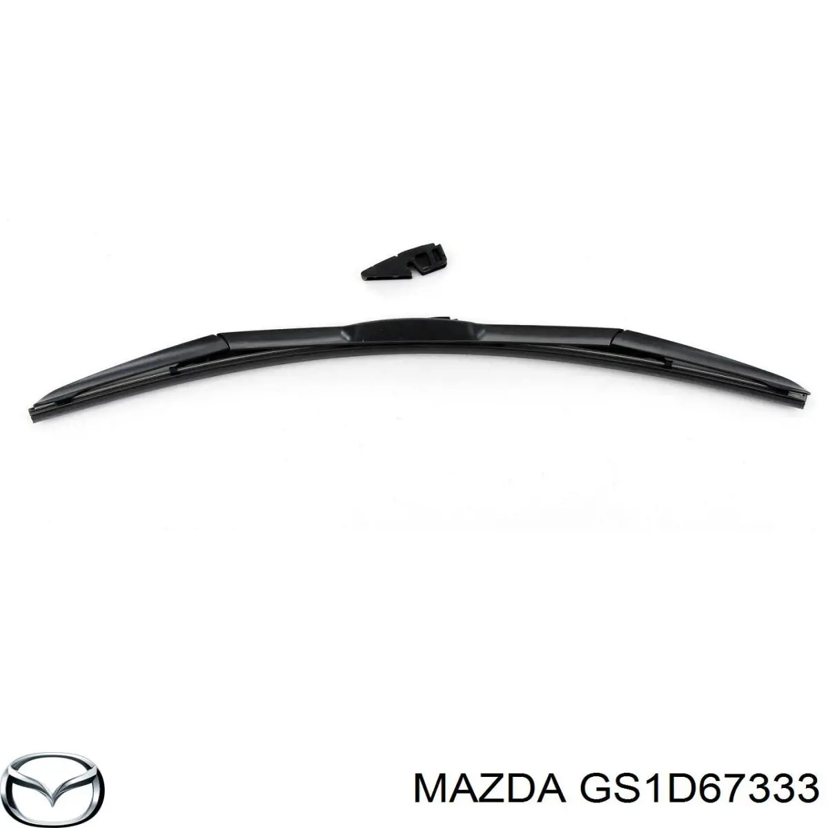GS1D67333 Mazda goma del limpiaparabrisas lado conductor