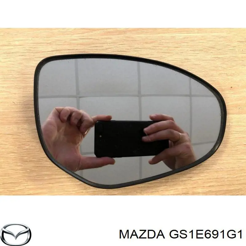 Comprar GS1E691G1 Mazda Cristal de espejo retrovisor derecho