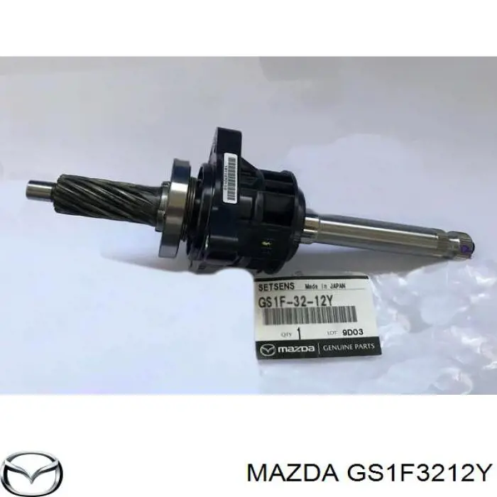 GS1F3212Y Mazda Eje vertical de la cremallera de dirección