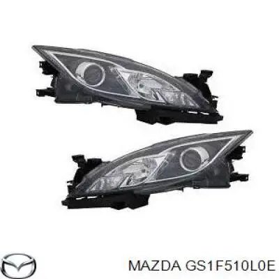 Faro izquierdo para Mazda 6 (GH)