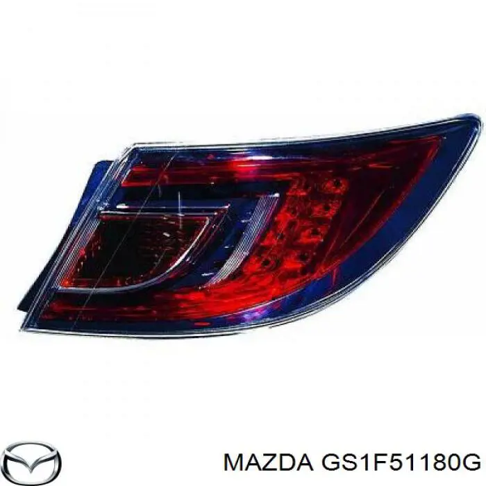 Comprar GS1F51180H Mazda Piloto trasero exterior izquierdo