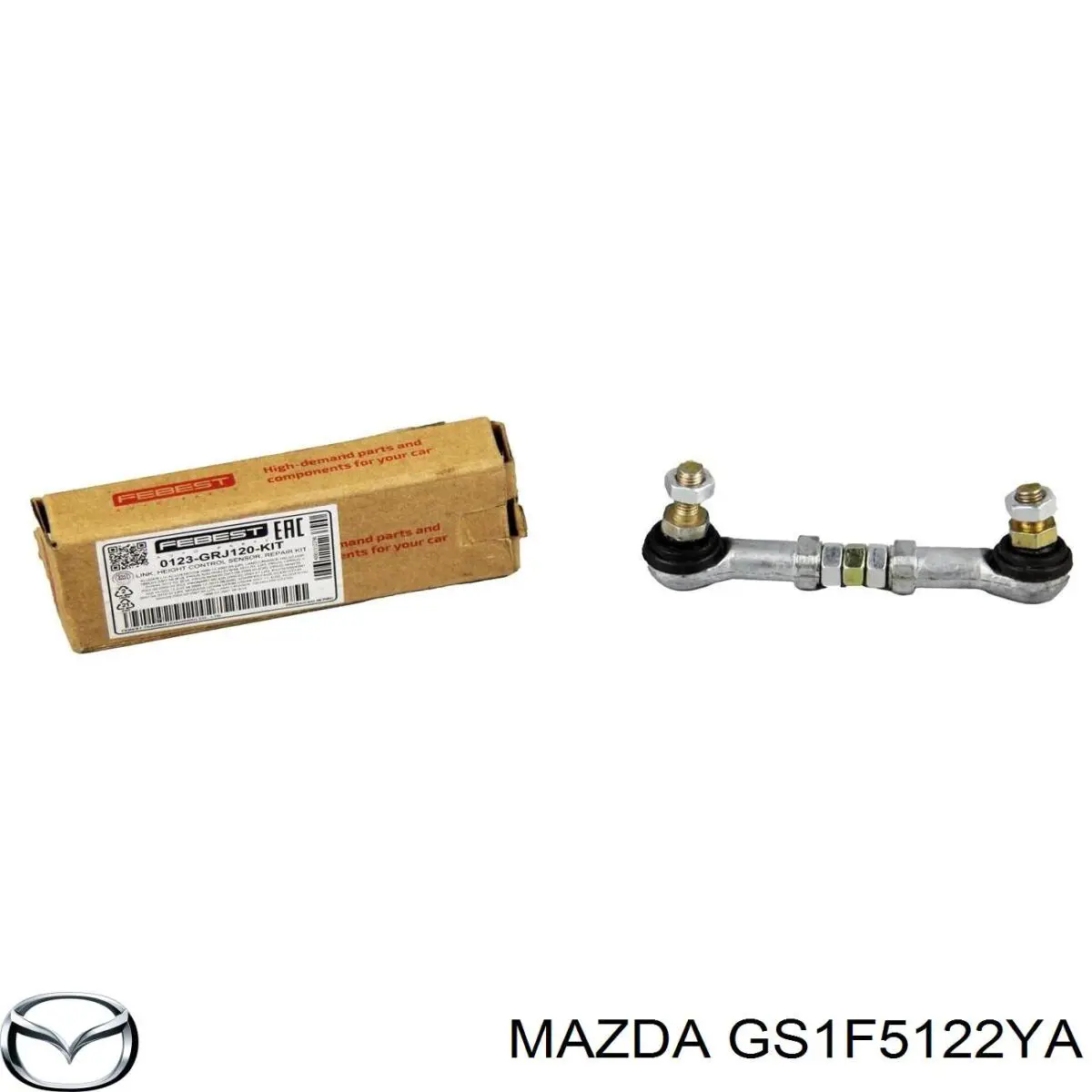 Sensor de nivel de carrocería trasero 63121183089 BMW
