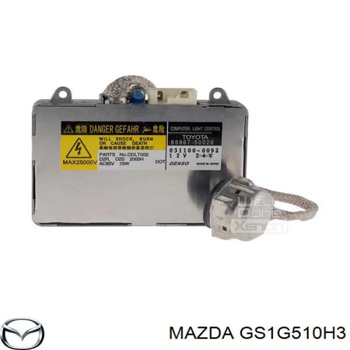 Centralita, faros xenon Mazda GS1G510H3 precio, desde 88,64 EUR