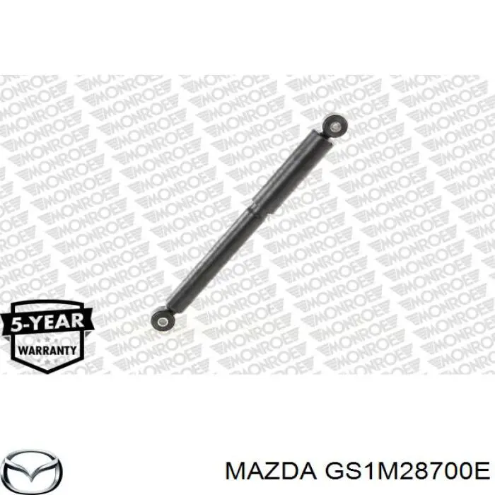 GS1M28700E Mazda amortiguador trasero