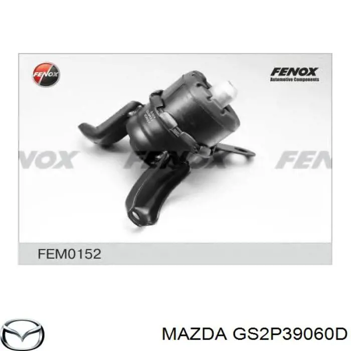 GS2P39060D Mazda soporte de motor derecho