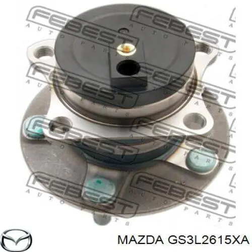 GS3L2615XA Mazda cubo de rueda trasero