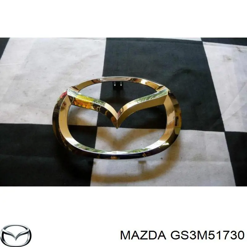 GS3M51730 Mazda logotipo del radiador i