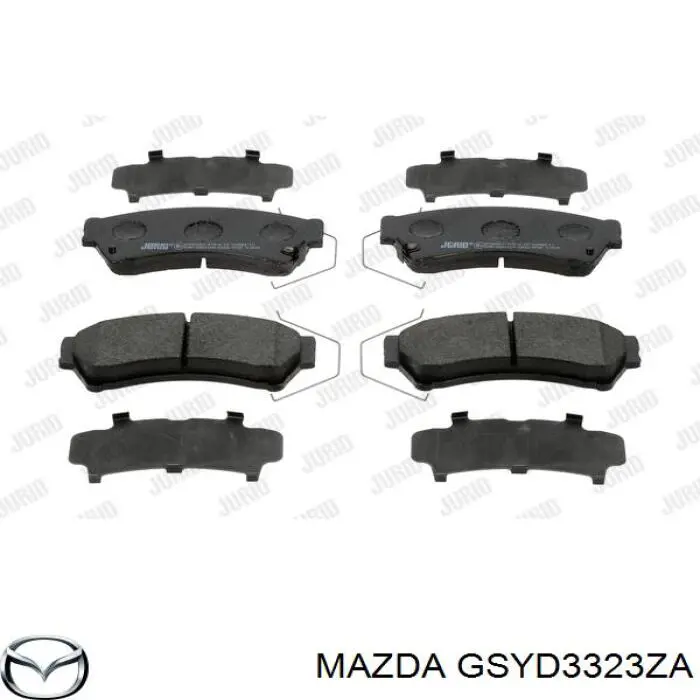 Pastillas freno delanteras Mazda GSYD3323ZA precio, desde 33,79 EUR