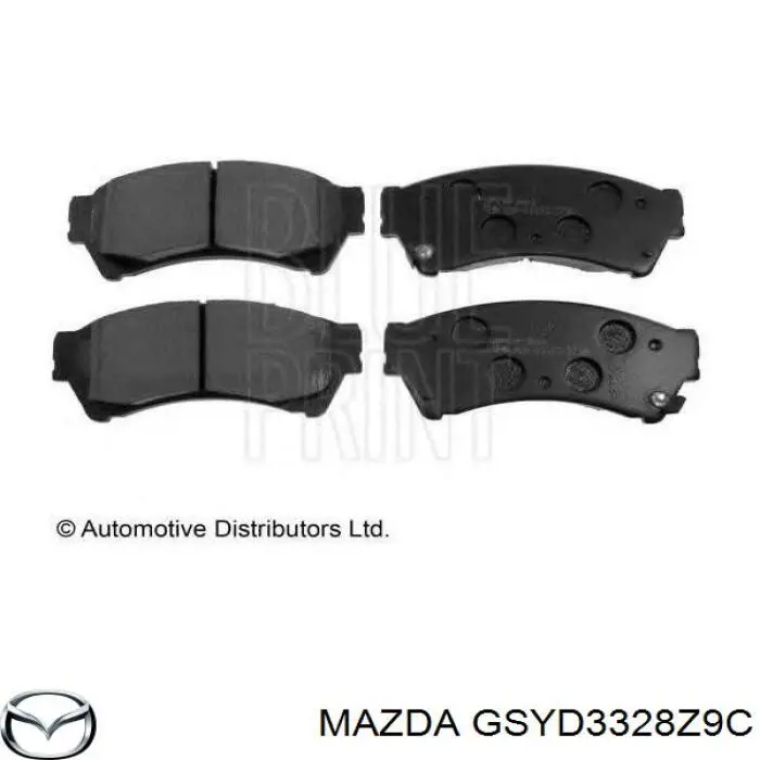 Comprar GSYD3328Z9C Mazda Pastillas delanteras de freno