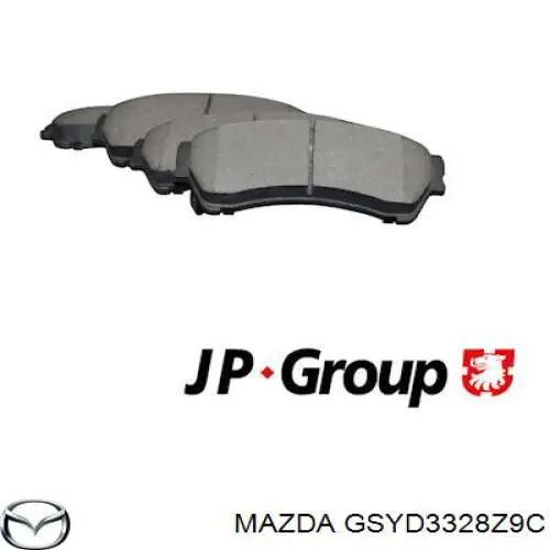 Pastillas freno delanteras Mazda GSYD3328Z9C precio, desde 32,02 EUR