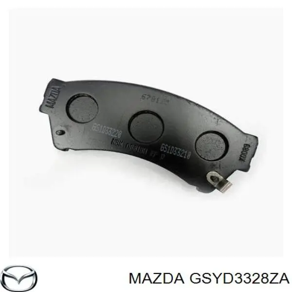 Pastillas de freno GSYD3328ZA Mazda