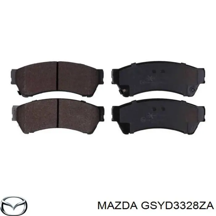 GSYD3328ZA Mazda Pastillas delanteras