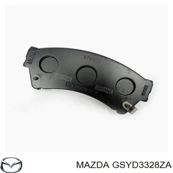 Comprar GSYD3328ZA Mazda Pastillas delanteras de freno