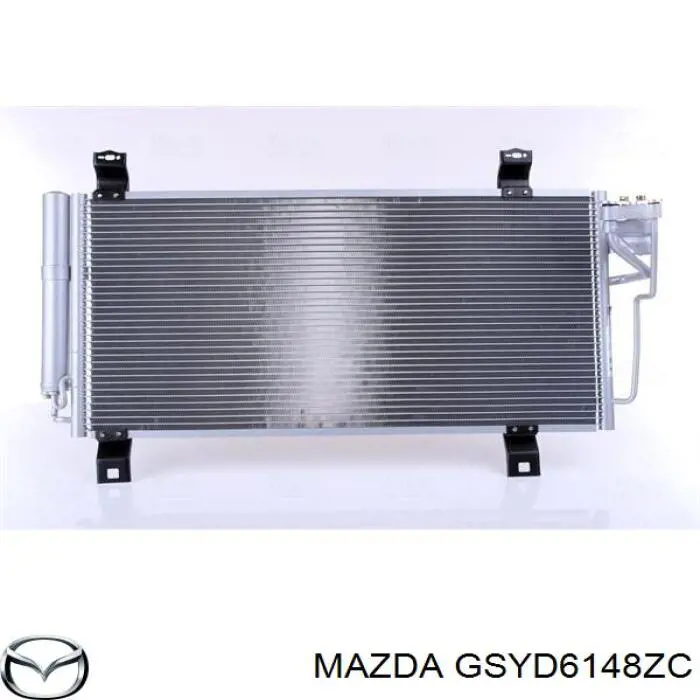 GSYD6148ZC Mazda condensador aire acondicionado