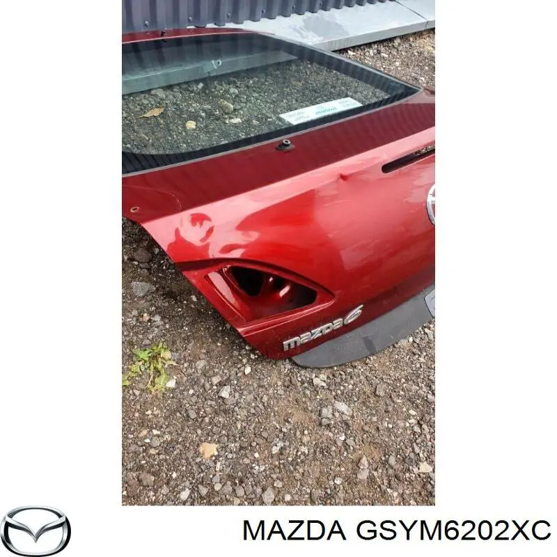 Puerta Trasera de maletero (3/5a Puerta Trasera) para Mazda 6 (GH)