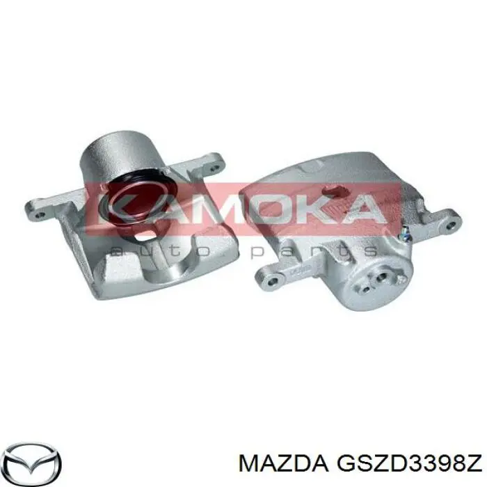 GSZD3398Z Mazda pinza de freno delantera derecha