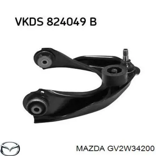 GV2W34200 Mazda barra oscilante, suspensión de ruedas delantera, superior derecha